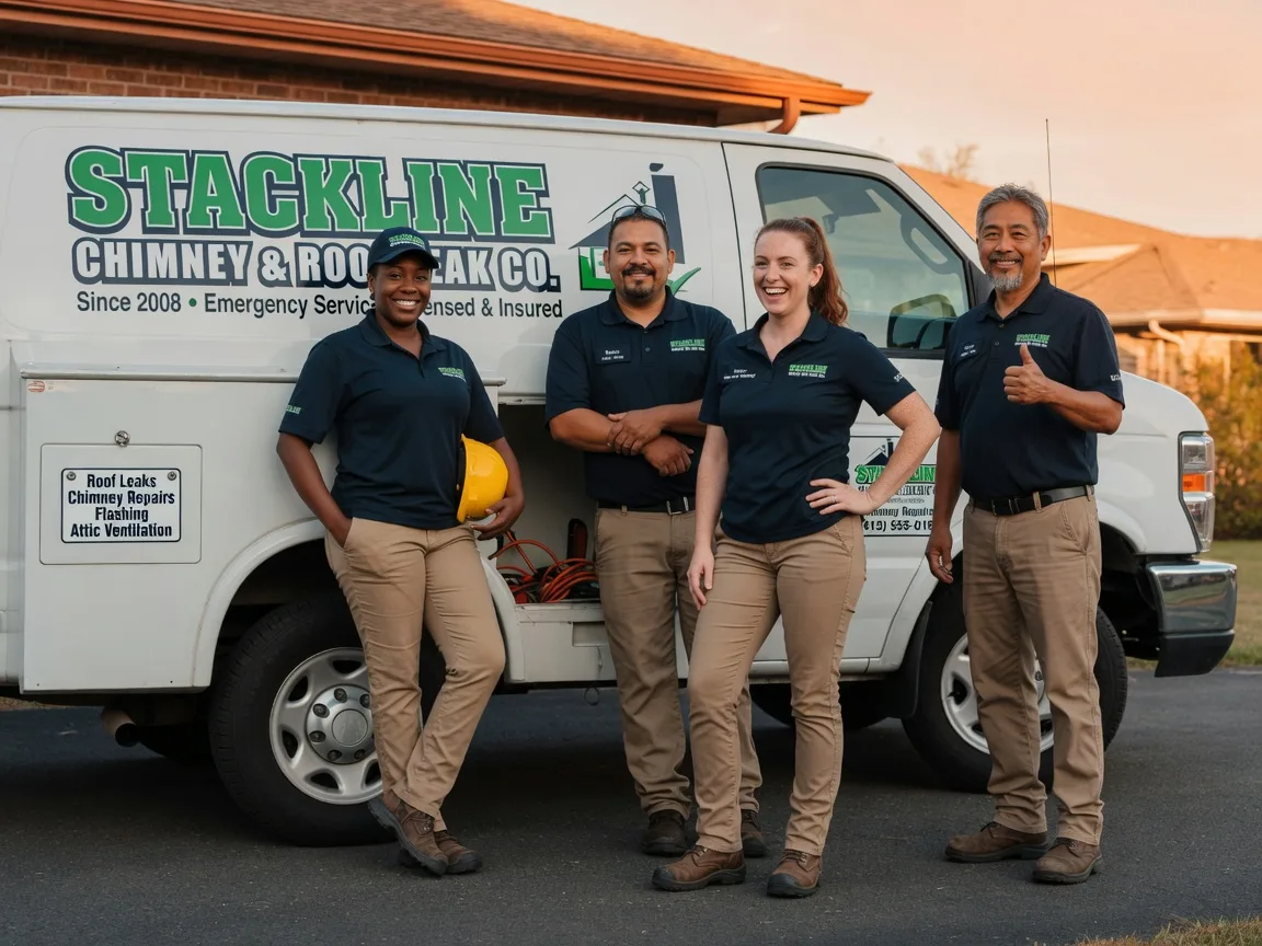 Chimney flashing repair company in Linn, WV